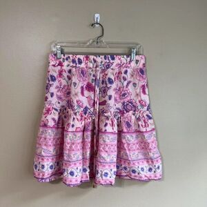 NWOT Pink Ripple large pink skirt